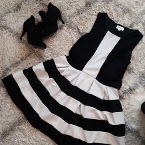 Black and white dress
